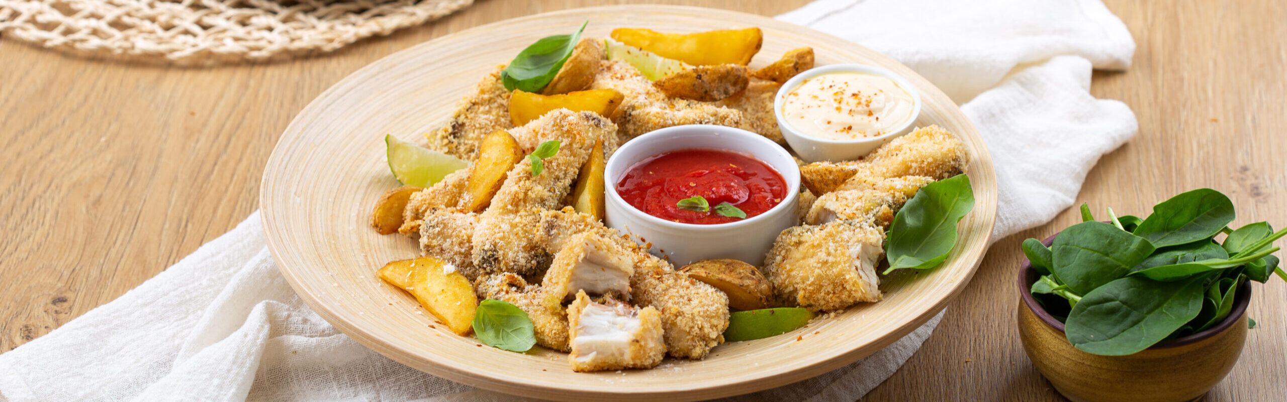 Bastoncini rustici di ombrina boccadoro